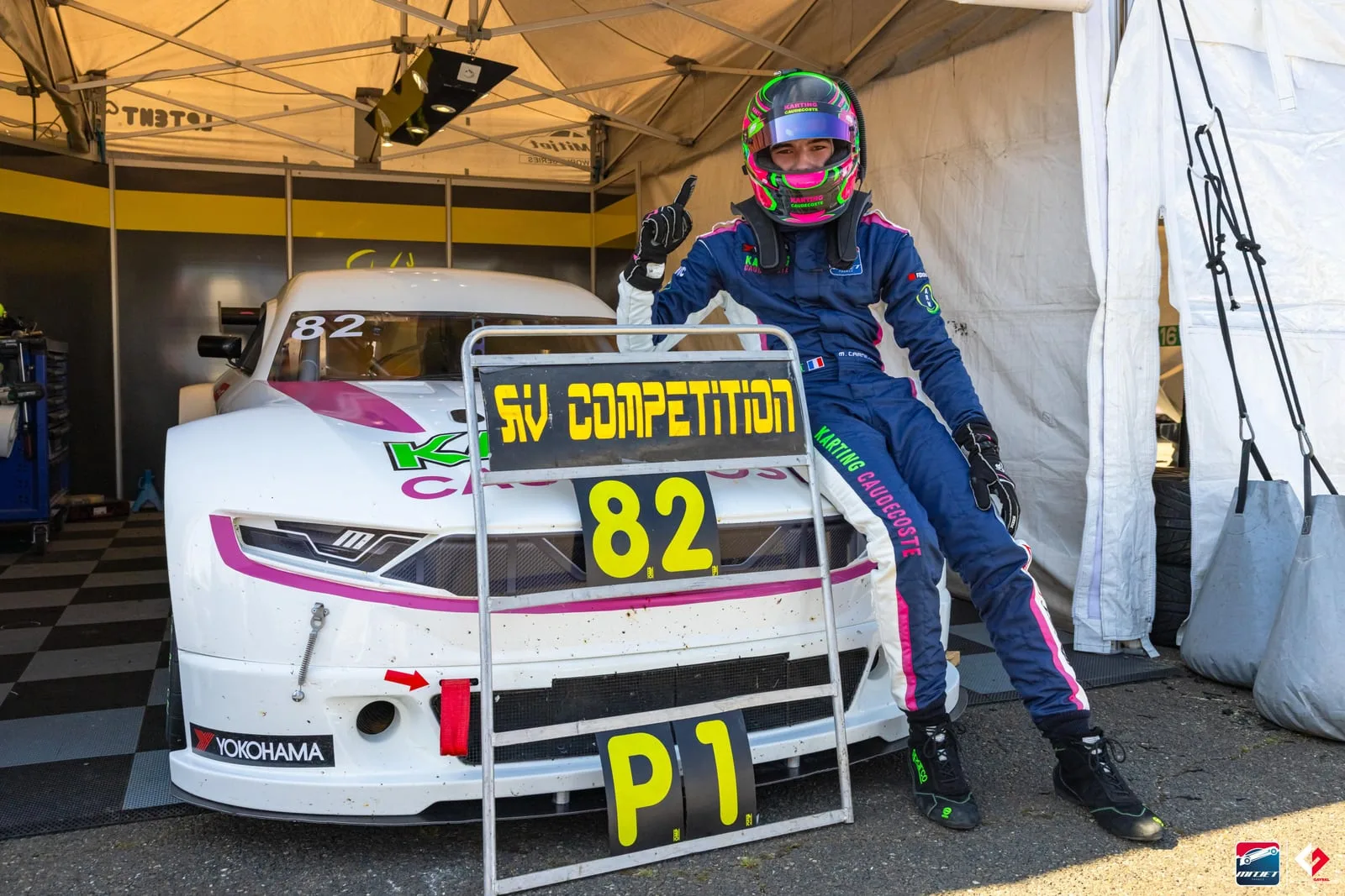 Mathis Carnejac, vainqueur pour ses débuts dans le Trophée. — Photo Mitjet International